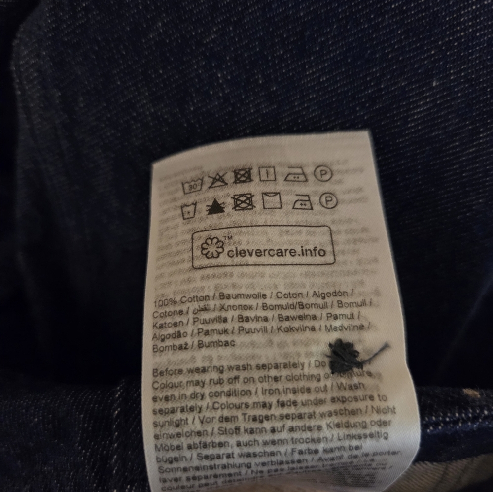 Saint Tropez Gwyneth Wide Leg Classic Blue Jeans Size L - Picture 5 of 11